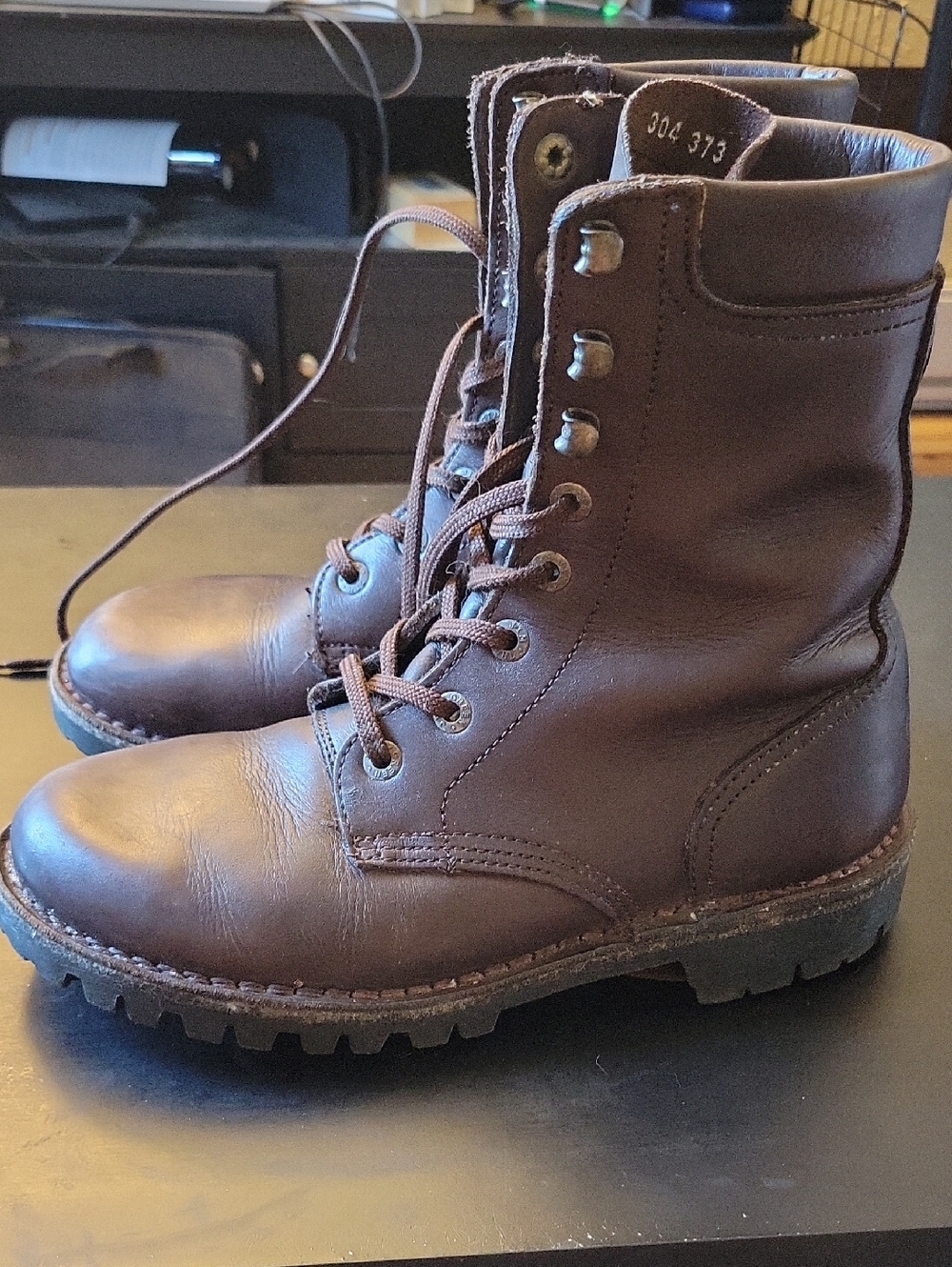 Jim Green AR8 (8 Mens) Combat Boots - Picture 3 of 5